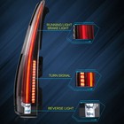 Vland Led Clear Tail Lights Fits Cadillac Escalade Esv 2007-2014 Rear Lamp Pair