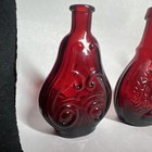 Vintage Wheaton Glass Red Bottles Lot Of 5 Lighthouse 3  Tall