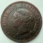 1896 Canada Large Cent Queen Victoria Early Canadian Coin Au Details