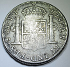 1801 Spanish Bolivia Silver 8 Reales Genuine Colonial Dollar 1800 s Pirate Coin