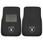 New 4pcs Nfl Las Vegas Raiders Car Truck Front Rear Carpet Floor Mats Set