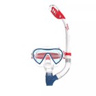 Speedo Adult Mask Snorkel Set - Red white blue