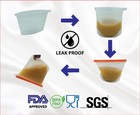 Reusable Sandwich Bags 9 Pack Silicone Food Storage Snack Bag Leak Proof