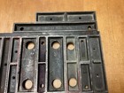 Metal Letterpress Furniture - 16 Pieces  All Metal - Lot R