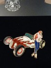 Jessica Rabbit Hot Rod Brown   White Convertible Disney Pin Le 100 Auctions Vhtf