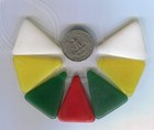 African Trade Beads Vintage Antique Czech Glass Drop Pendent Mali Wedding Beads