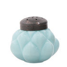 Victorian Era Eapg Consolidated Glass Bulging Leaf Single Salt Shaker 2  Tall