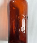Antique Embossed Hoster Brewing Amber Glass Beer Bottle 12 Oz Columbus Oh  Col O