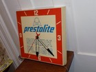 Vintage Prestolite Spark Plug Plastic Clock