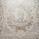 French Antique Lace Panel Angel 173x180cm Vintage Decor Used very Good  From Jp