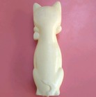 Vintage Retro 50s Mid Century Thin Plastic Cat Childs Toy Kitsch Quirky Original