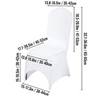 100 50 White black Cover Spandex Lycra Chair Cover Wedding Banquet Party Folding