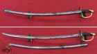 A Near Mint Civil War 1860 Cavalry Officer   s Saber With Magnificent Etched Blade