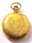 Vintage Waltham Pocket Watch In Gold Filled Hunter s Case  1900 s  Vintage Watch