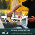 Halo Squeeze Bottles  3-pack    27oz    Square   Leak-proof   Pressure-release V