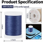 10 Spools Extra Strong Upholstery Thread  Bonded Nylon Thread Leather Threads Fo