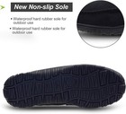 Men s Moccasin Memory Foam Slippers Warm Indoor Outdoor Winter Shoes Cozy Comfor