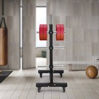 Bumper Weight Plate Tree Rack Olympic Barbell Bar Stand Holder Organizer Storage