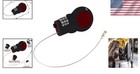 Tsa Approved Cable Luggage Lock - Set Your Own Combo   30-inch Red Steel Cable