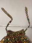 Girls Homemade African Wax Dashiki Print Halter Top Sling Dress  Skirt