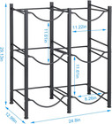 Water Cooler Jug Rack  3-tier Heavy Duty Water Bottle Holder Storage Rack 5 Gall