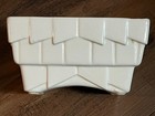 Vintage Cookson Pottery Planter 1950s Off White  Mid Century Decor 6 5x4 25x3 5