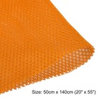 Orange Speaker Mesh Grill Stereo Fabric Dustproof 50x140cm 20  X 55 