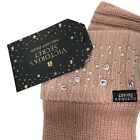 Victoria s Secret Gloves Mittens Pink Bling Gem Sparkle Knit Glam Winter Nwt
