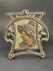 Antique Art Nouveau Maiden Expandable Book Rack Bookends Art Deco