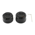 Black Rear Axle Bolt Cover For Harley Softail Breakout Fxfb 2018-23 Nut Cap Cnc
