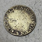 Dominican Republic              1 4  Real Coin 1848