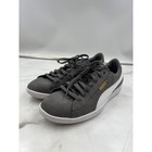 Puma Vikky V2 Grey Shoes Womens Sz 8 5 Suede Low Top Sneakers 369725-26