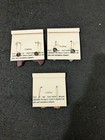 Lot Of 3 Pr  Sea Glass Earrings- White Light Productions L 1