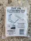 Snap Lok Gutter Brackets 5  White Aluminum - 4 In Bag  Amerimax Home Products