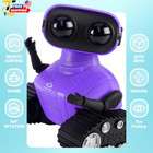 Remote Control Smart Robot Toy Gift For Kids Age 3  Purple With Auto Demonstrati