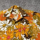 Hukilau Fashions Shirt Mens Xl Hawaiian Surfer Cotton Floral Button True Vtg 60s