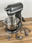 Kitchenaid 600 Professional Kp26m1xpm Mixer 6qt Silver With Attachments