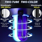 Qualirey 4 Pack 41050 7w Replacement Bulb  Upgraded 2 Color Bug Zapper Bulbs