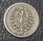 1876 Germany 5 Pfennig Coin