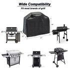 57 Inch Bbq Gas Grill Cover Outdoor Barbecue Heavy Duty Waterproof Uv Protection