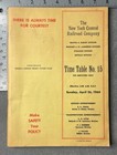 1964 New York Central Rr Boston   Albany And Other Divisions Time Table No 15