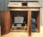 Early Antique Original Folk Art Primitive Child Toy Horse Buggy Barn Florence Nj
