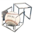 Pro-mold Ball Cube Iii Baseball Holder Display Case Built In Stand Made In Usa