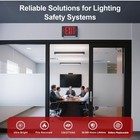 Exit Signs With Emergency Lights Battery Backup  Ul Listed Double-sided Exit    
