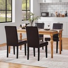 Dining Chairs Pu Leather Dining Room Chairs With Waterproof