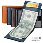 Mens Wallet Front Pocket Slim Money Clip Wallet Rfid Leather Holder Card Case