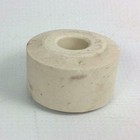Vintage 2  White Spool Type Ceramic Electrical Insulator  qty 10 