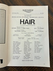 Vintage Program For Hair  Love Rock Musical At The Aquarius Theater 1969
