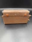Vintage Toshiba 8tm-294 Transistor Radio  checkerboard  W  Original Case 1959