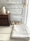 Antique French Dowry Linen Cotton Sheet Vp Mono Openwork Butterfly C1900